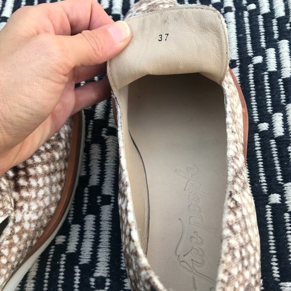 FP Snake Eyes Velvet Loafers, 37 - Picture 9 of 14